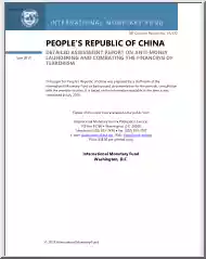 Peoples Republic of China, Detailed Assessment Report on Anti-money Laundering and Combating the Financing of Terrorism