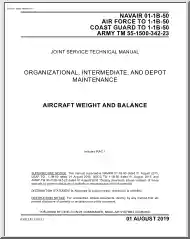 NAVAIR 01-1B-50, Aircraft Weight and Balance, Joint Service Technical Manual