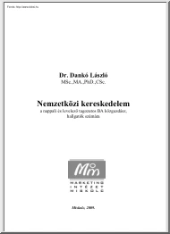 Dr. Dankó László - Nemzetközi kereskedelem