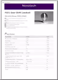 F321 Gear Shift Loadcell