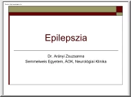 Dr. Arányi Zsuzsanna - Epilepszia