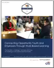Connecting Opportunity Youth and Employers Through Work-Based Learning