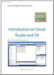 Hans-Petter Halvorsen - Introduction to Visual Studio and C