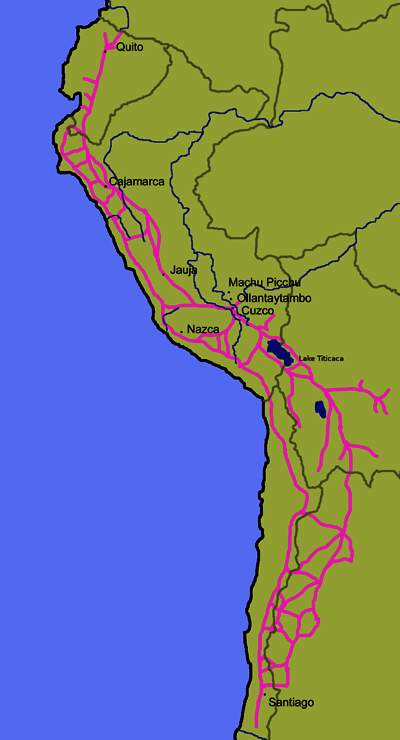 Az Inka úthálózat