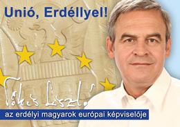A független jelölt, Tőkés László plakátja