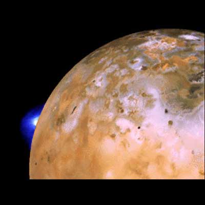 Az Io hold vulkánjának kitörése