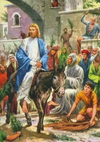 Virágvasárnap, Jézus bevonulása Jeruzsálembe