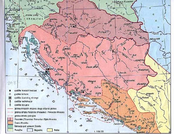 A horvát államok a IX. században