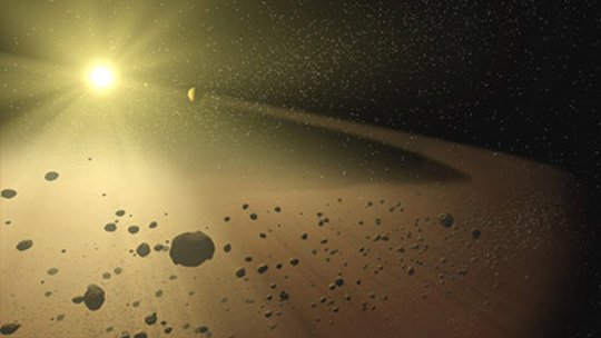 Fantáziakép a korai Naprendszerről (kép: NASA/JPL)