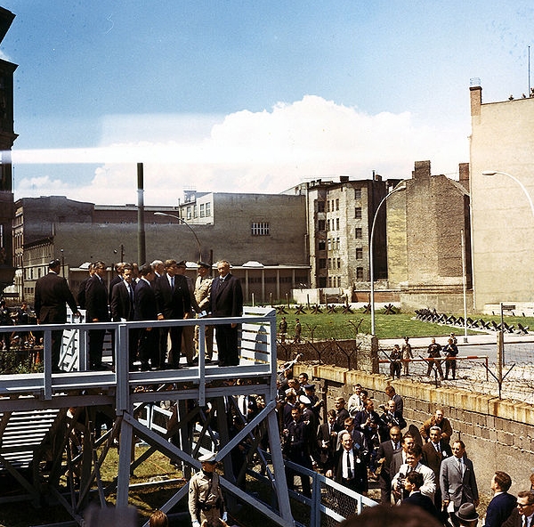 Kennedy látogatása a Falnál 1963-ban