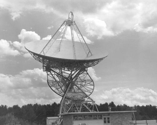 Az első SETI-projekt, az Ozma által használt rádiótávcső (forrás: http://www.setileague.org/)