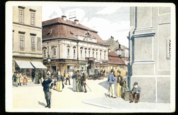 A Budapesti Rendőr-főkapitányság a Hatvani utcában. Napjainkban a Kossuth Lajos utca és a Városház utca kereszteződése