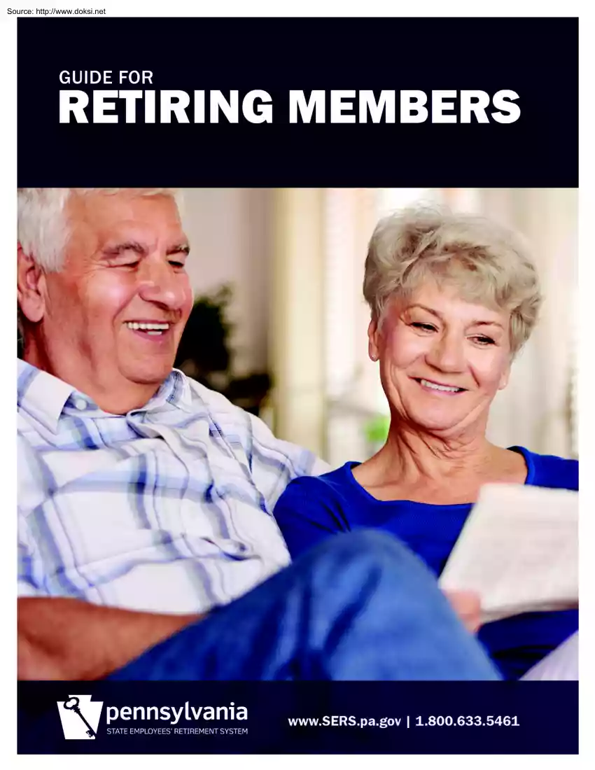 Guide for Retiring Members, Pennsylvania