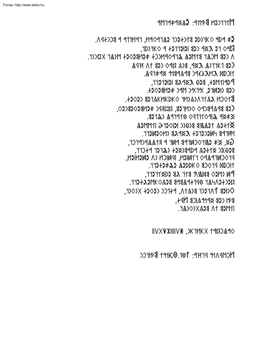 Wittner Mária - Elhagyatva, rovásírással