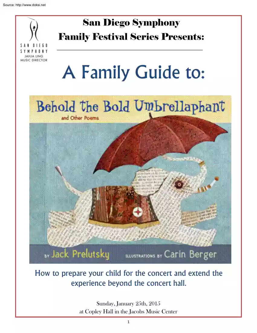 A Family Guide to Behold the Bold Umbrellaphant