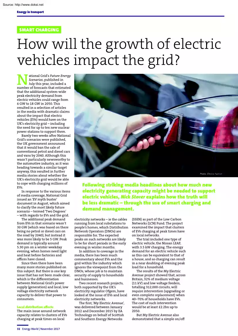 How will the Growth of Electric Vehicles Impact the Grid