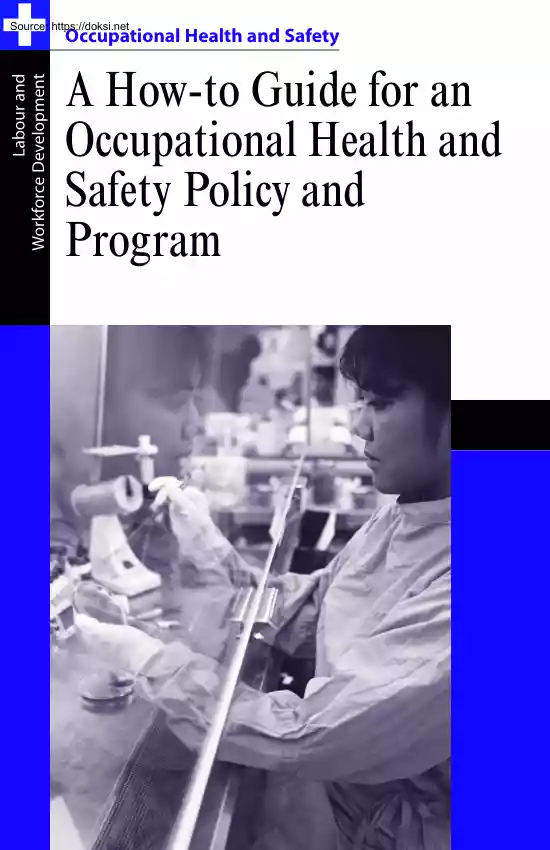 A How to Guide for an Occupational Health and Safety Policy and Program