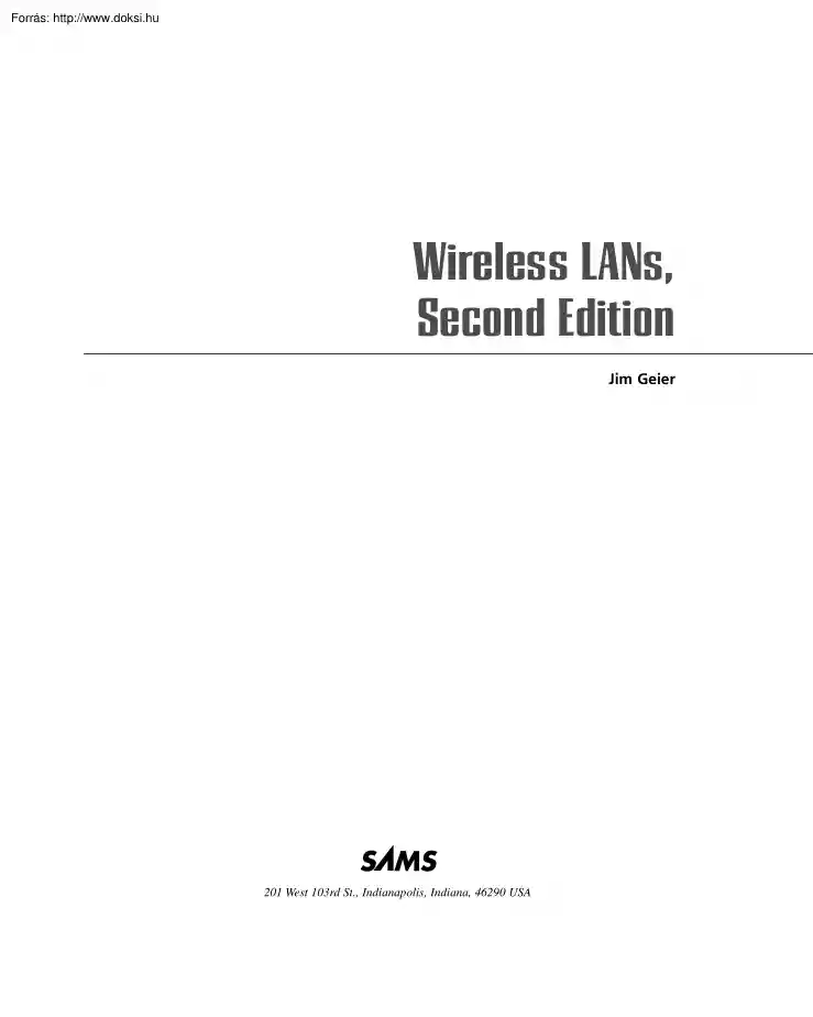 Jim Geier - Wireless Lans, Second Edition