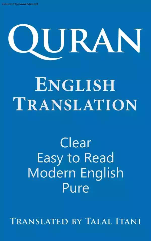 Talal Itani - Quran, English Translation, Clear Quran Edition