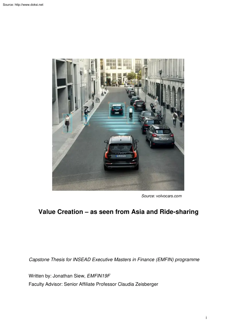 Jonathan Siew - Value Creation as seen from Asia and Ride sharing