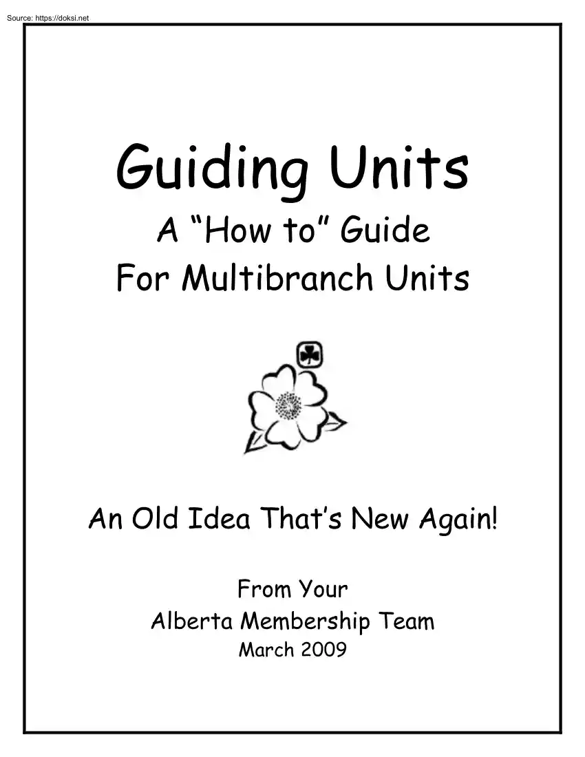 A How to Guide For Multibranch Units