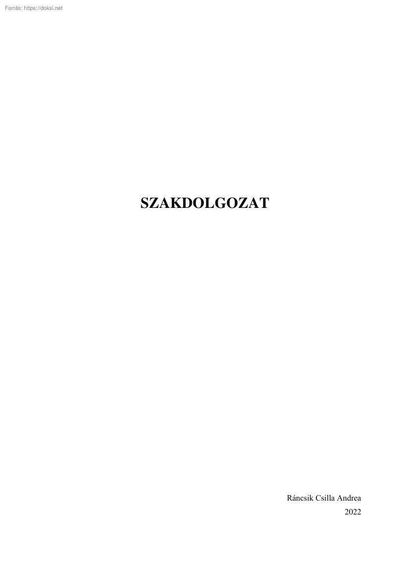 Ráncsik Csilla Andrea - Magyarország kőszínházainak szegmentálása marketingtevékenységük