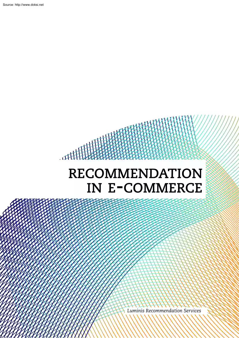 Bossenbroek-Gringhuis - Recommendation in E-commerce