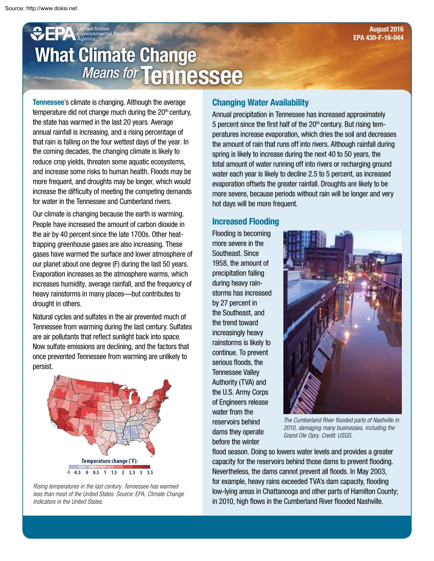 What Climate Change Means for Tennessee