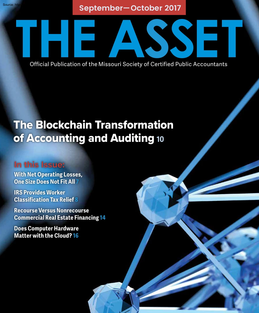 The Asset, The Blockchain Transformation of Accounting and Auditing