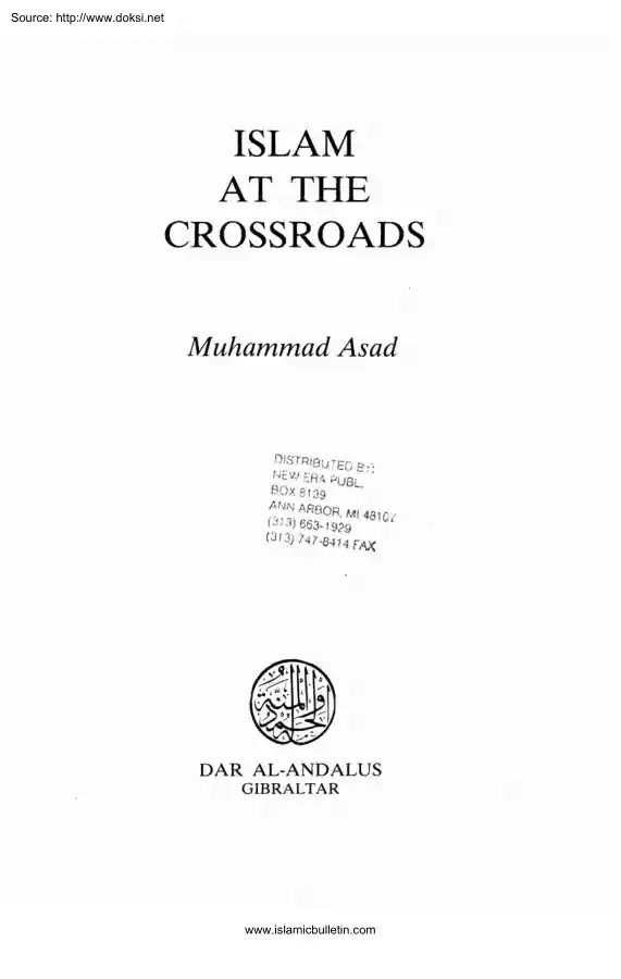 Muhammad Asad - Islam at the Crossroads