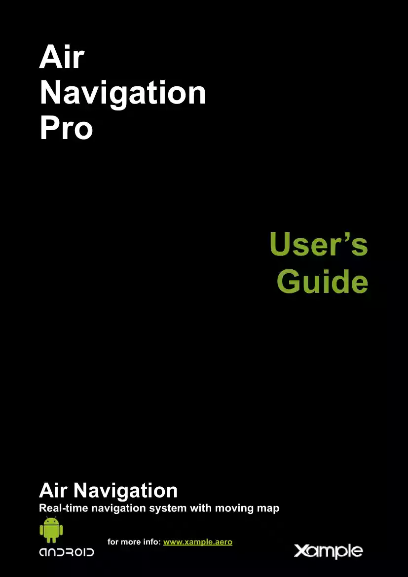 Air Navigation Pro, Users Guide