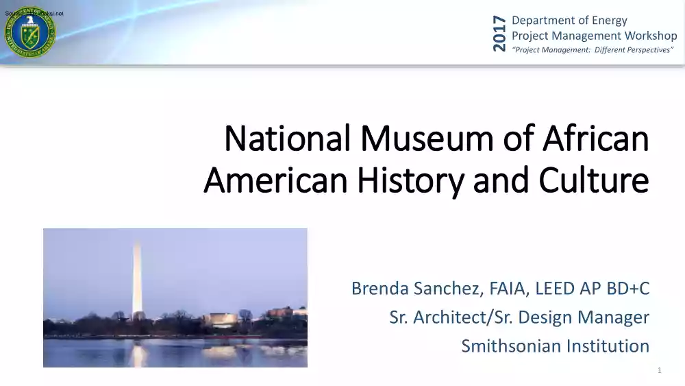 Brenda Sanchez - National Museum of African American History and Culture