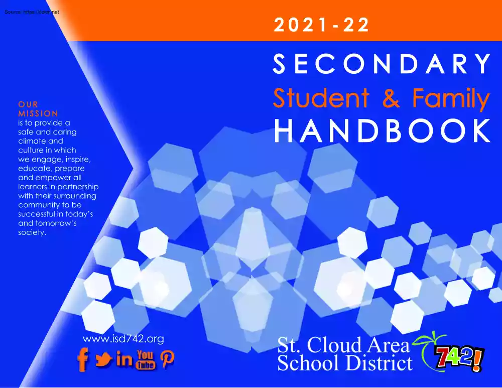 St. Cloud Area School District 742 Secondary Chools, Student and Family Handbook