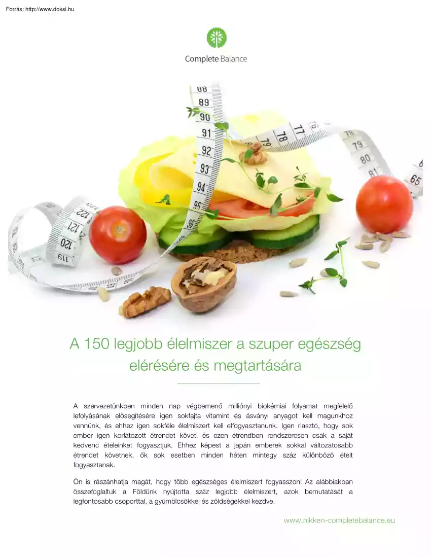 A 150 legjobb élelmiszer a szuper egészség elérésére és megtartására