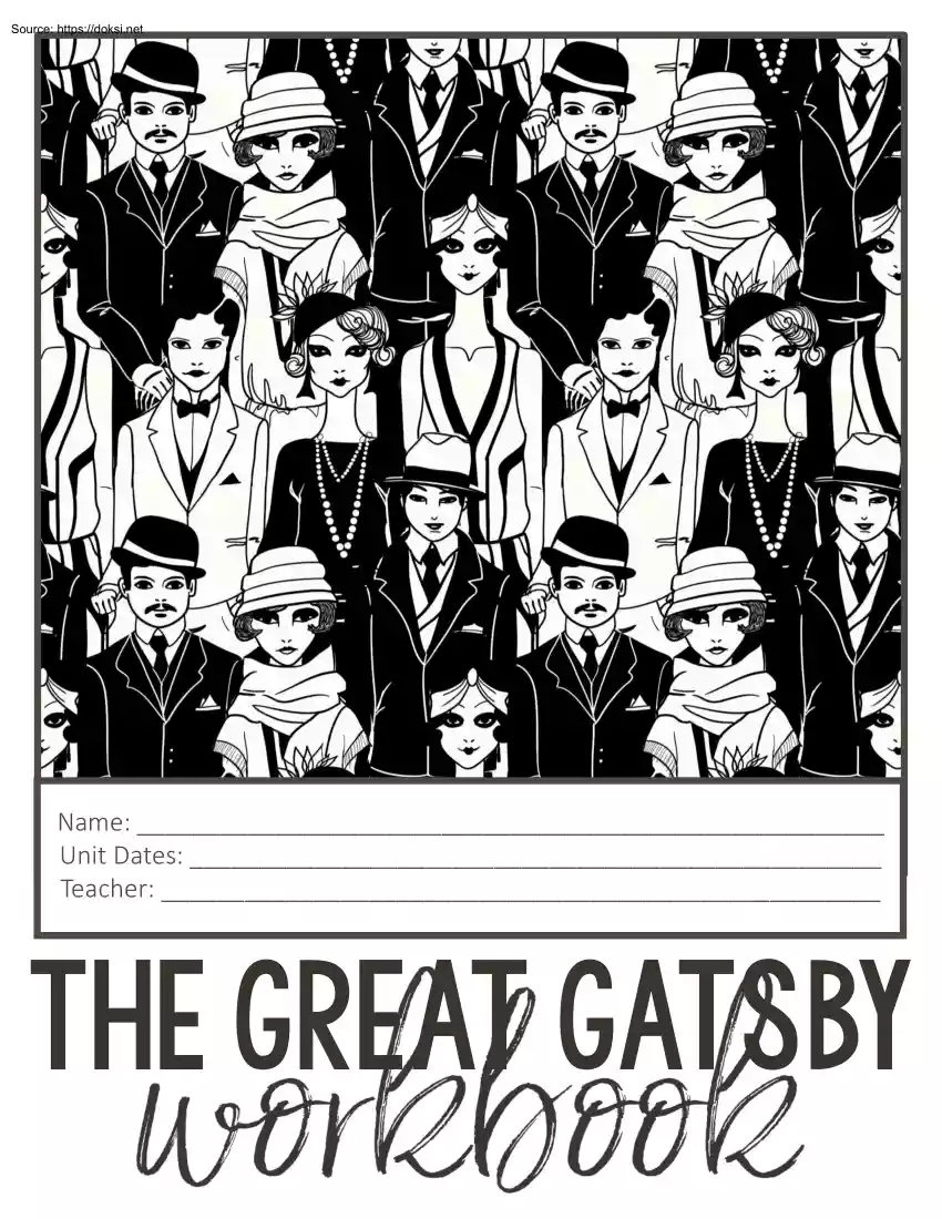 The Great Gatsby Workbook