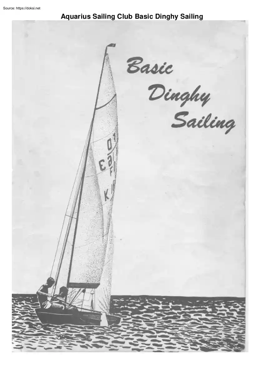 Baker-Cannon - Aquarius Sailing Club Basic Dinghy Sailing