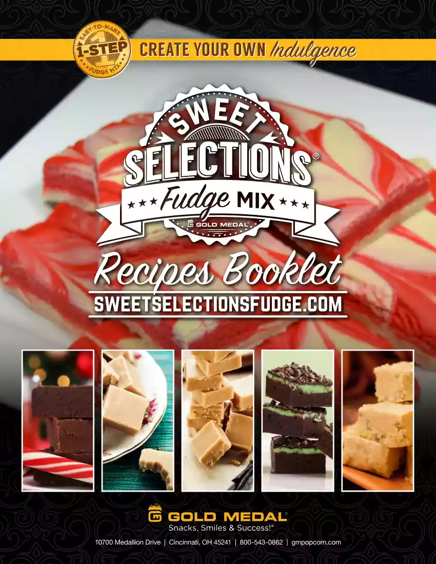 Sweet Selections Fudge Mix, Recipes Booklet