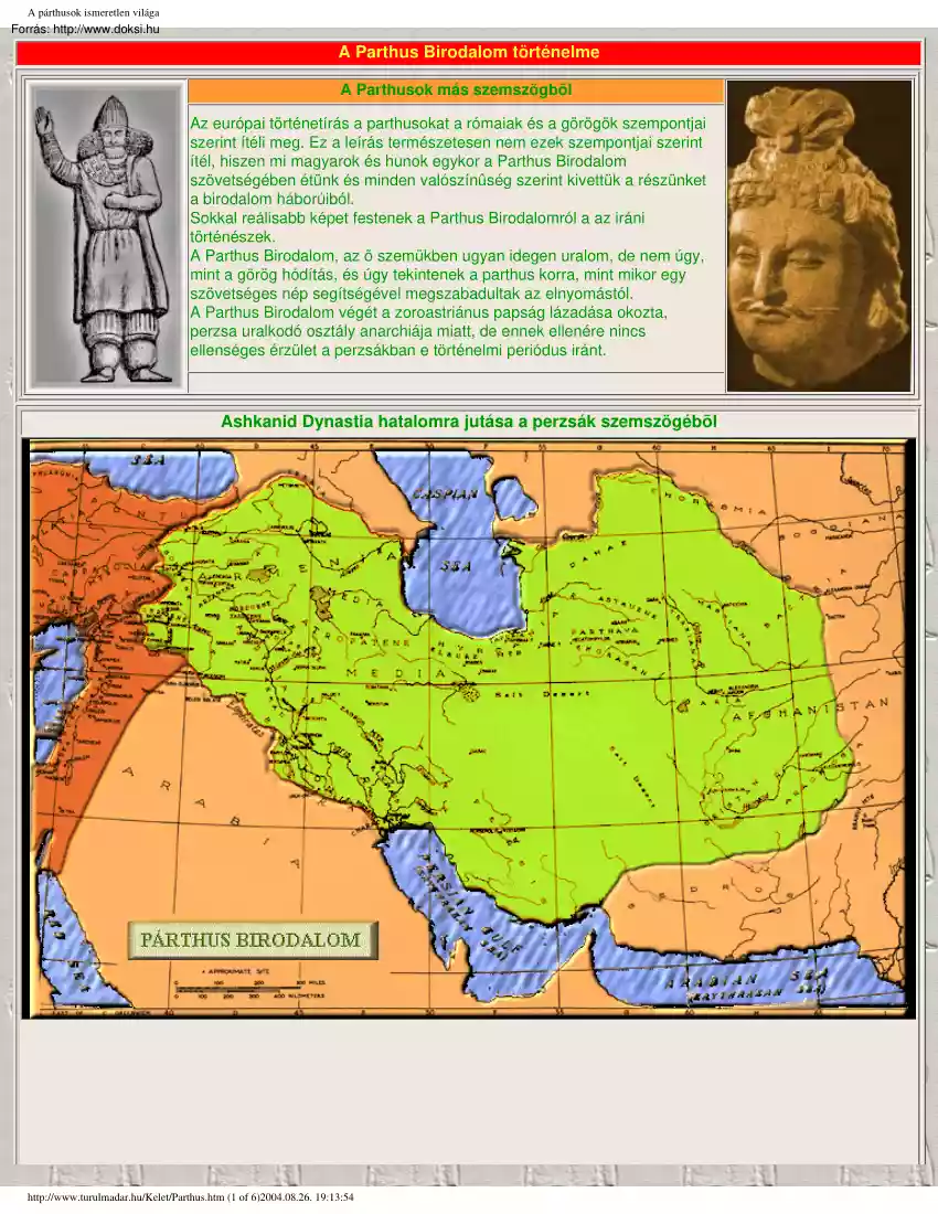 A Parthus Birodalom rövid története