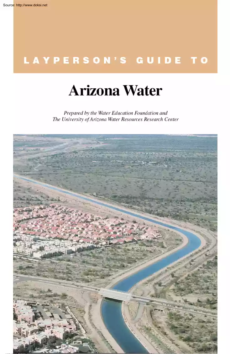 Laypersons Guide to Arizona Water