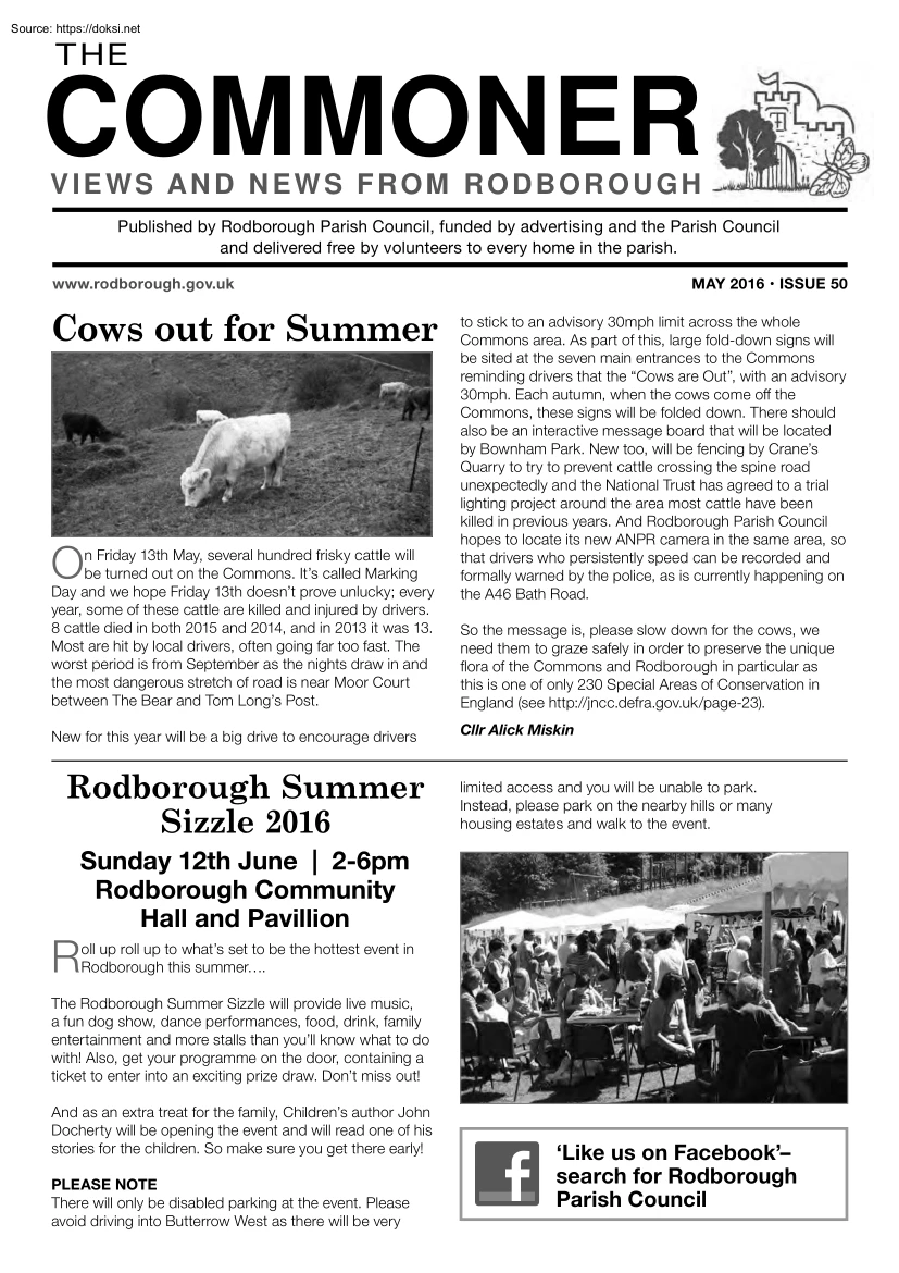 The Commoner Views and News From Rodborough