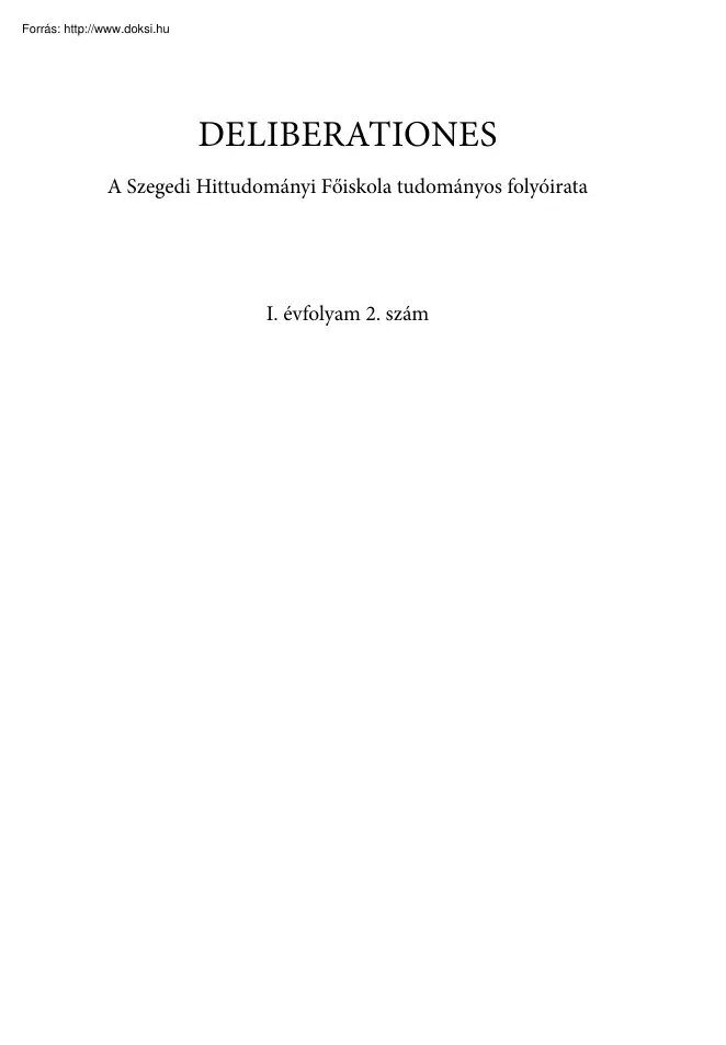 Kiss-Kozma-Odrobina - Deliberationes I. évf. 2 szám