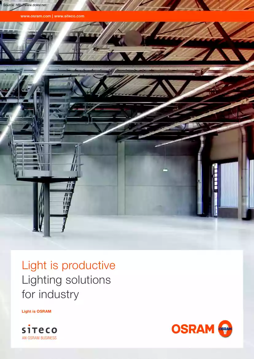 Lighting Solutions for Industry