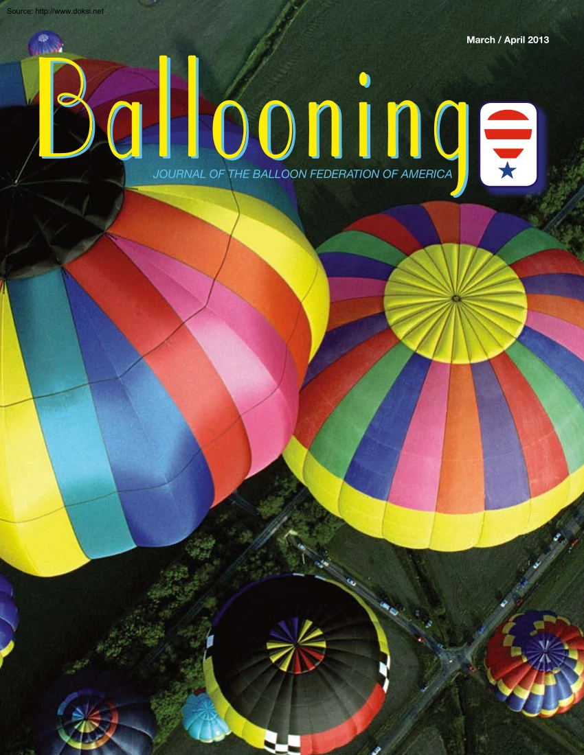 Ballooning Journal of the Balloon Federation of America