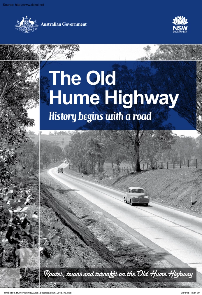 The Old Hume Highway, History Begins with a Road