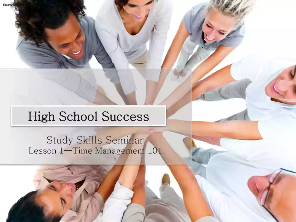 High School Success, Study skills seminar