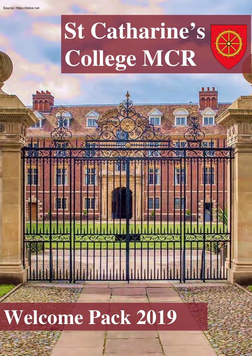 St Catherines College MCR