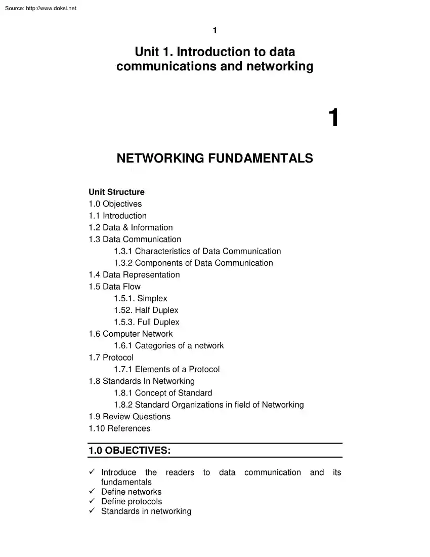 Networking fundamentals