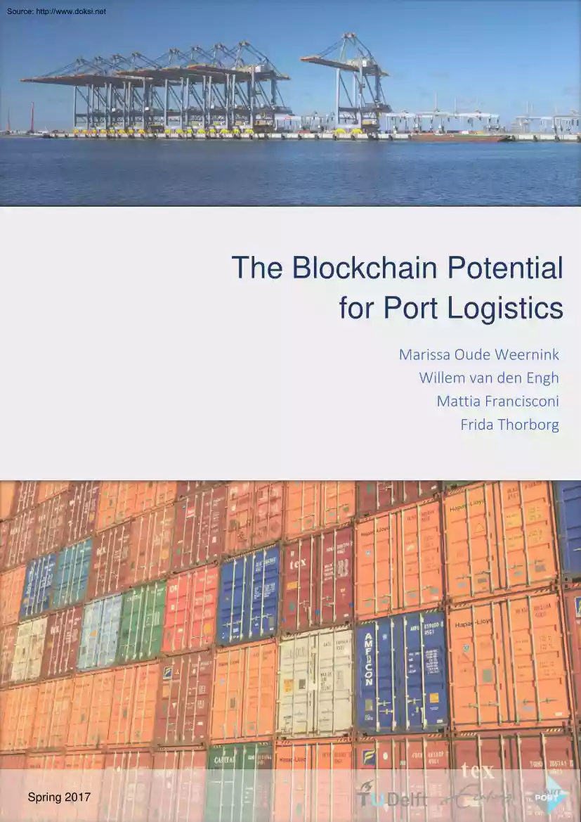 Weernink-Engh-Francisconi - The Blockchain Potential for Port Logistics