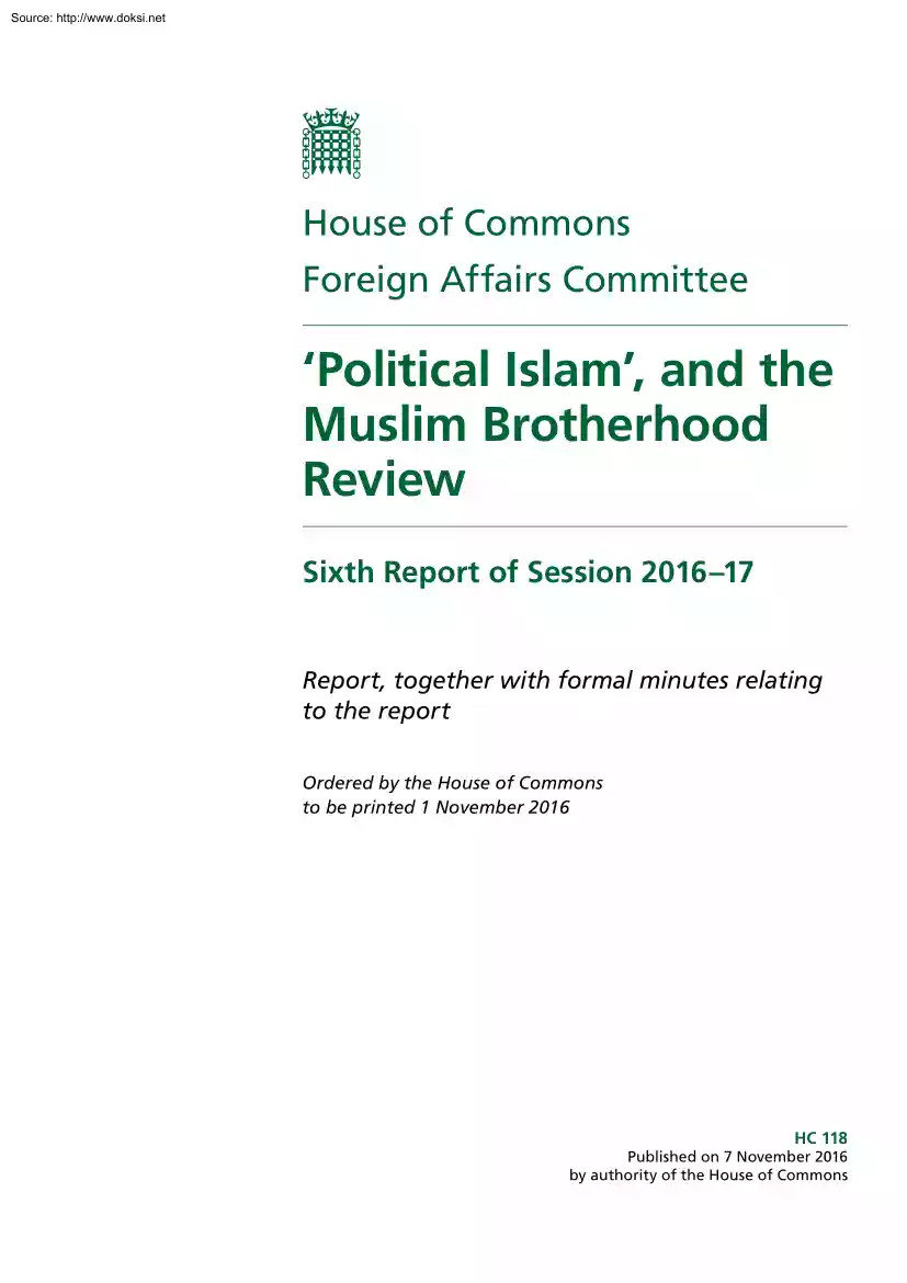 Political Islam, and the Muslim Brotherhood Review