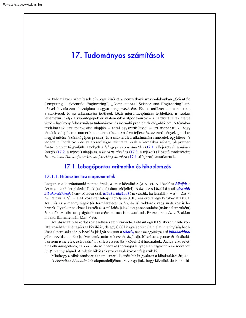 Tudományos számítások